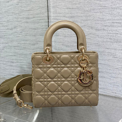 Small Lady Dior My ABCDior Warm Beige Tote Bag
