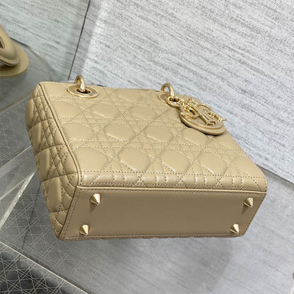 Small Lady Dior My ABCDior Warm Beige Tote Bag