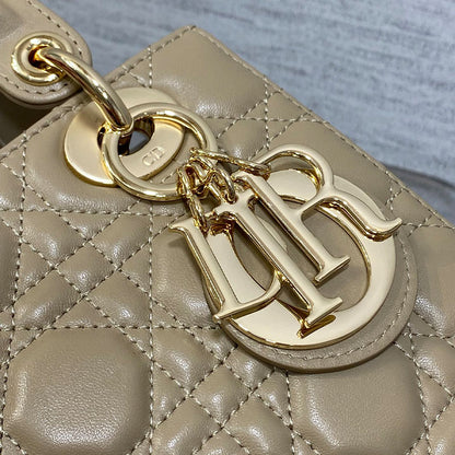 Small Lady Dior My ABCDior Warm Beige Tote Bag