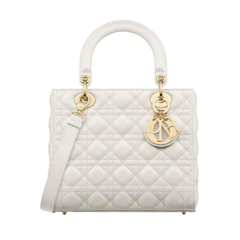 Small Lady Dior My ABCDior White Bag Tote Bag