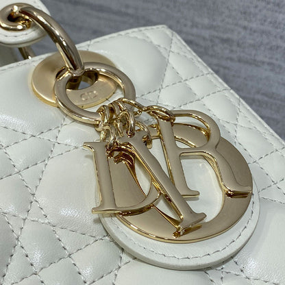 Small Lady Dior My ABCDior White Bag Tote Bag